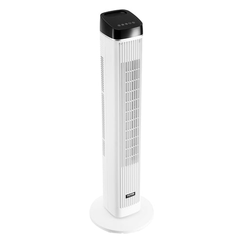 Turmventilator, 6,7 m/s Geschwindigkeit, Verdunstungsluftkühler, 70° oszillierende Ventilatoren mit 3 Gang, 4 Modi, 12-Stunden-Timer, Fernbedienung, für Schlafzimmer, Büro, Zuhause